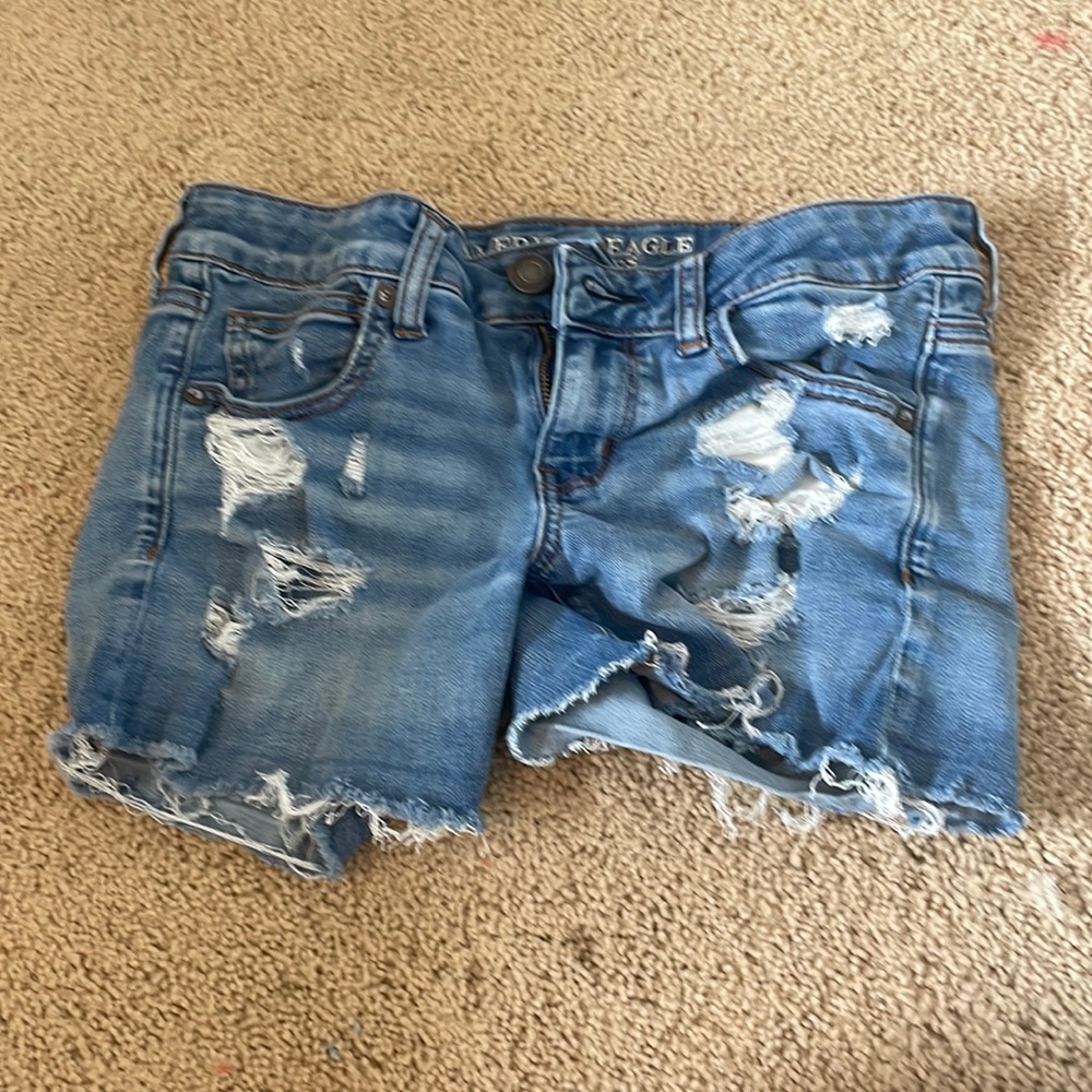 american eagle jean shorts